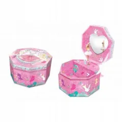 POZYTYWKA OŚMIOKĄTNA SUKIENKA BALETNICY  MUZYCZNA ZABAWKA DLA DZIECI 3+