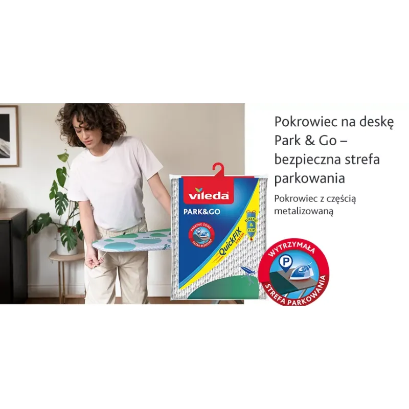 POKROWIEC NA DESKĘ PARK & GO WYTRZYMAŁY I LEKKI VILEDA