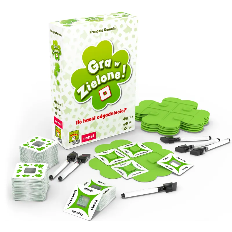GRA W ZIELONE! GRA PLANSZOWA REBEL 10+