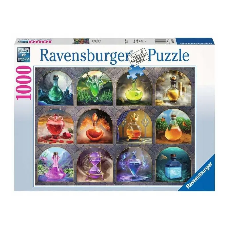 PUZZLE 2D POTĘŻNA MIKSTURA 1000 ELEMENTÓW RAVENSBURGER 14+