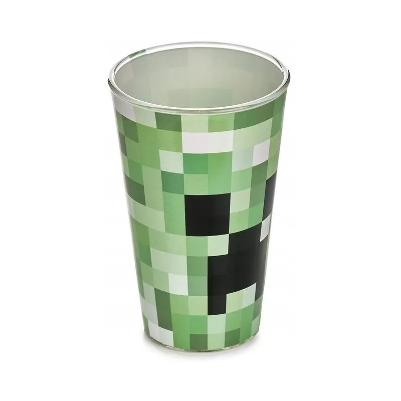 SZKLANKA MINECRAFT DUŻY KUBEK DLA FANÓW GRY 550 ML