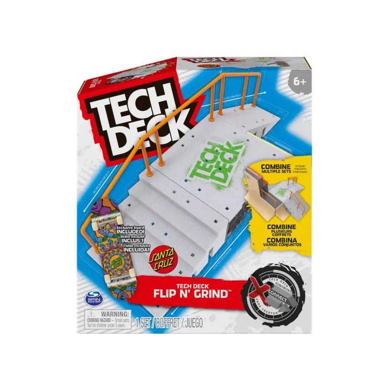 TECH DECK ZESTAW FLIP-TRICK Z RAMPĄ 6+