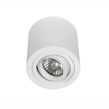Oprawa Natynkowa Gu10 Okrągła 80X84 Mm Biała Ruchoma – Aluminiowa Lampa Sufitowa Led Oprawa Natynkowa Gu10 Okrągła 80X84 Mm Biała Ruchoma – Aluminiowa Lampa Sufitowa Led