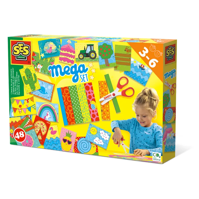 UCZĘ SIĘ WYCINAĆ ZESTAW Z NOŻYCZKAMI 3+