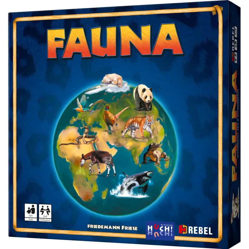 FAUNA GRA PLANSZOWA REBEL 10+