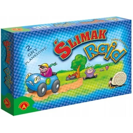 ŚLIMAK RAJD SAMOCHODOWY 2W1 GRA PLANSZOWA ALEXANDER 5+