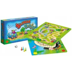 Ślimak Rajd Samochodowy 2W1 Gra Planszowa Alexander 5+