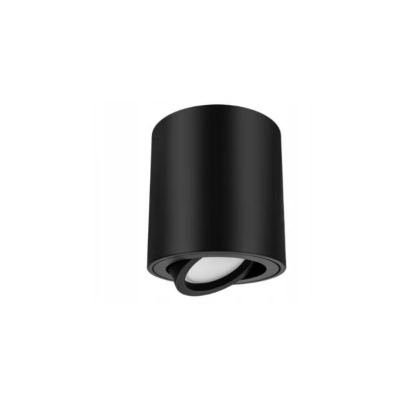 OPRAWA NATYNKOWA GU10 OKRĄGŁA 80X84 MM CZARNA RUCHOMA – ALUMINIOWA LAMPA SUFITOWA LED OPRAWA NATYNKOWA GU10 OKRĄGŁA 80X84 MM CZARNA RUCHOMA – ALUMINIOWA LAMPA SUFITOWA LED