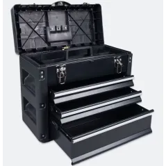 SKRZYNIA NARZĘDZIOWA PROWORKS 49-X3 3 SZUFLADY, WYJMOWANA TACA, METALOWE WZMOCNIENIA