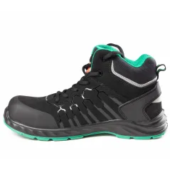 BUTY TRZEWIKI ROBOCZE BHP ROZMIAR 41 POLSTAR BEARFIELD PRESTON S3S SR FO CZARNE – KOMPOZYTOWY PODNOSEK, KEVLAROWA WKŁADKA