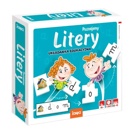 POZNAJEMY LITERY. UKŁADANKA EDUKACYJNA 4+