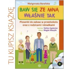 BAW SIĘ ZE MNĄ WŁAŚNIE TAK KSIĄŻKA + 3 CD PL - Harmonia