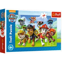 GOTOWI DO AKCJI PSI PATROL PUZZLE 60 ELEMENTÓW TREFL 4+
