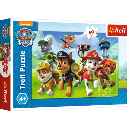 Gotowi Do Akcji Psi Patrol Puzzle 60 Elementów Trefl 4+ Gotowi Do Akcji Psi Patrol Puzzle 60 Elementów Trefl 4+