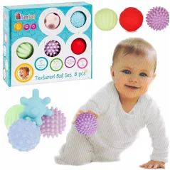 Piłeczki Sensoryczne Dla Niemowląt 8 Szt. Bam Bam 6M+