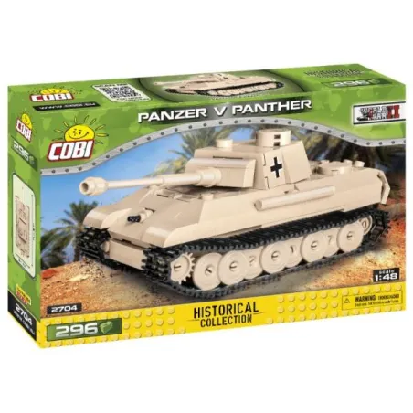 CZOŁG PANZER V PANTHER 1:48 KLOCKI 296 ELEMENTÓW COBI 6+