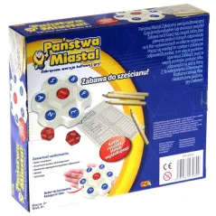 Państwa I Miasta Wersja Kostkowa Eppee Gra Rodzinna 8+