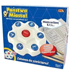 PAŃSTWA I MIASTA WERSJA KOSTKOWA EPPEE GRA RODZINNA 8+