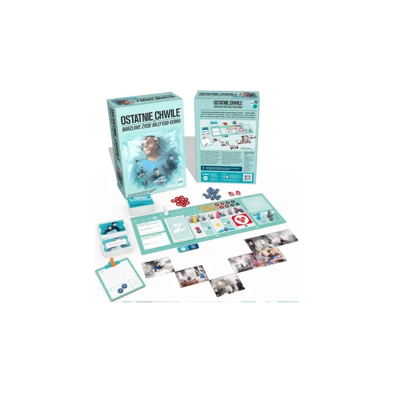 OSTATNIE CHWILE BURZLIWE ŻYCIE BILLY’EGO KERRA – GRA PLANSZOWA REBEL 14+