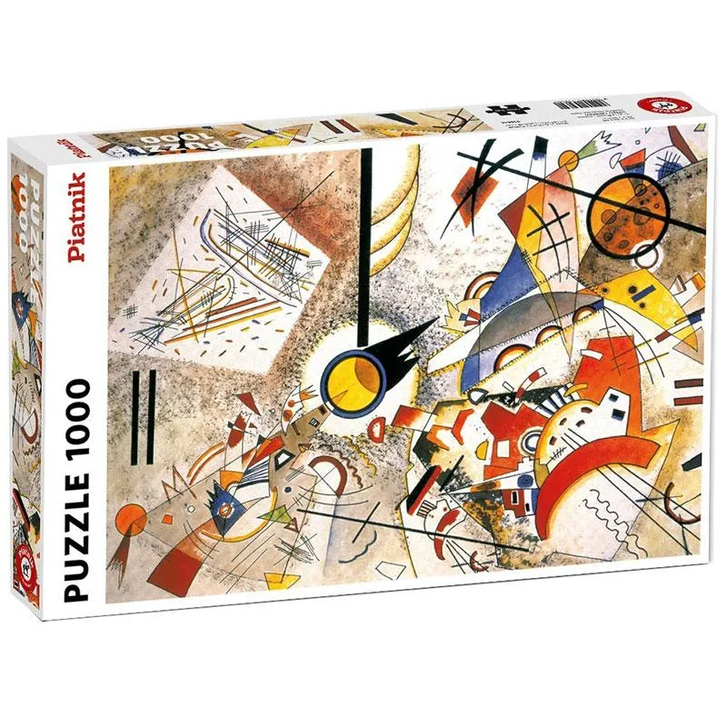 PUZZLE KANDINSKY 1000 ELEMENTÓW EDUKACYJNA UKŁADANKA ARTYSTYCZNA PIATNIK 10+