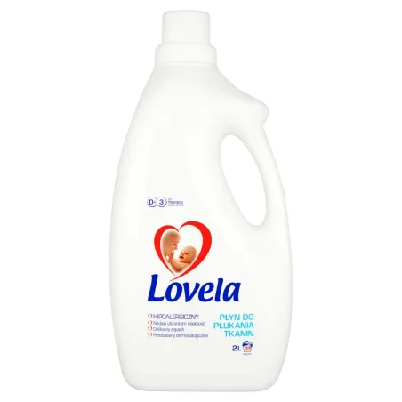 HIPOALERGICZNY PŁYN DO PŁUKANIA TKANIN LOVELA 2L 0+ - Lovela