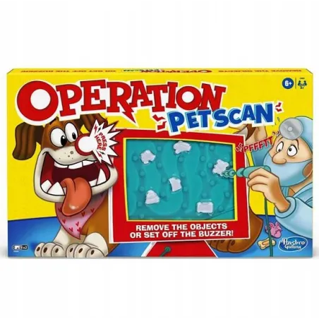OPERACJA PET SCAN GRA ZRĘCZNOŚCIOWA HASBRO 6+