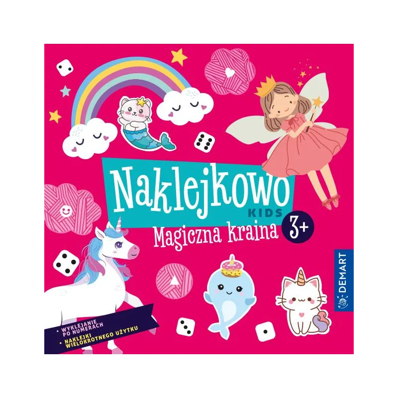 Naklejkowo Kids. Magiczna kraina 3 Anna Borchard,Monika Sarwińska-Niewielska Naklejkowo Kids. Magiczna kraina 3 Anna Borchard,Monika Sarwińska-Niewielska