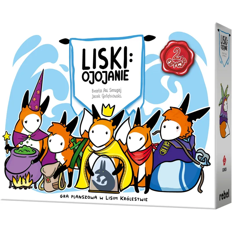 LISKI. OJOJANIE GRA PLANSZOWA REBEL 12+
