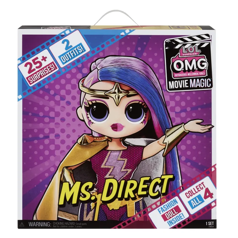 L.O.L. SURPRISE O.M.G. MOVIE MAGIC MS. DIRECT LALKA MODOWA 3+
