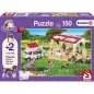 Puzzle Wybiego Dla Konia 150 Elementów + 2 Figurki Schleich 7+