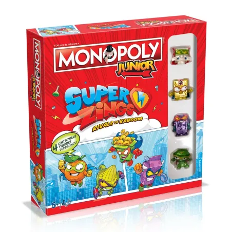 Monopoly Junior Super Zings Gra Planszowa 5+