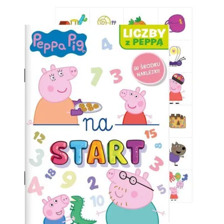 Świnka Peppa. Na Start. Liczby Z Peppą. Książeczka Z Naklejkami Świnka Peppa. Na Start. Liczby Z Peppą. Książeczka Z Naklejkami