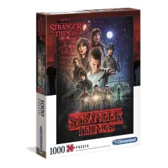 NETFLIX STRANGER THINGS PUZZLE 1000 ELEMENTÓW 10+ - Clementoni