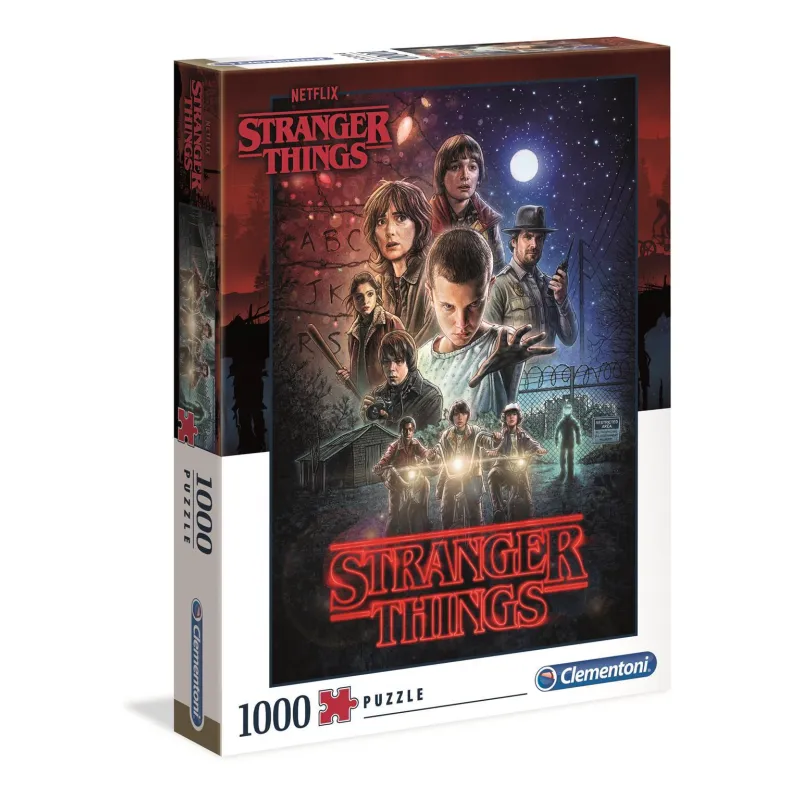 NETFLIX STRANGER THINGS PUZZLE 1000 ELEMENTÓW 10+ - Clementoni