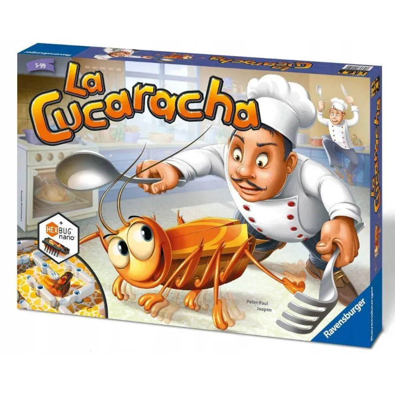LA CUCARACHA + ROBOT HEXBUG NANO GRA ZRĘCZNOŚCIOWA 5+ - Ravensburger