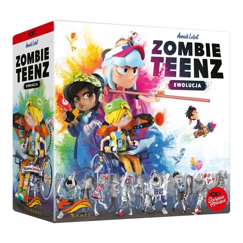 ZOMBIE TEENZ EWOLUCJA GRA PLANSZOWA FOXGAMES 8+