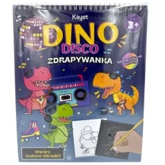 DINO DISCO ZDRAPYWANKA 20 ARKUSZY 3+