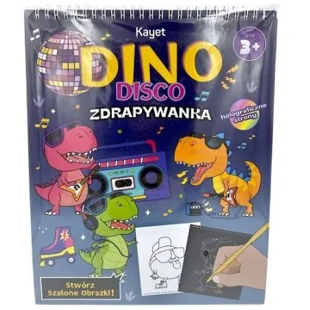DINO DISCO ZDRAPYWANKA 20 ARKUSZY 3+