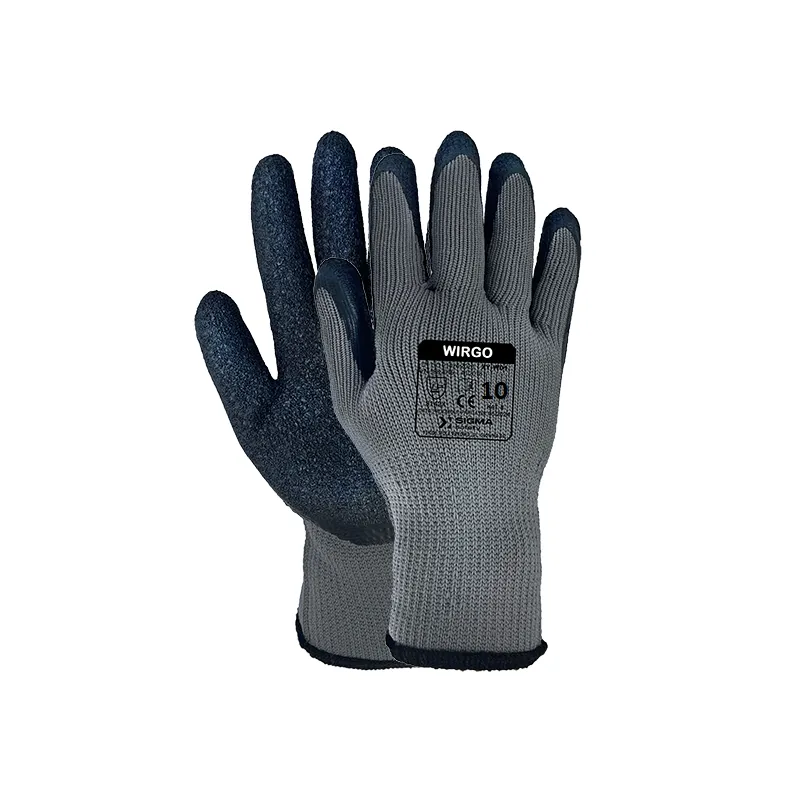 RĘKAWICE ROBOCZE WIRGO LTX SZARO-CZARNE R.10 – POLIESTROWE POWLEKANE LATEKSEM RĘKAWICE ROBOCZE WIRGO LTX SZARO-CZARNE R.10 – POLIESTROWE POWLEKANE LATEKSEM