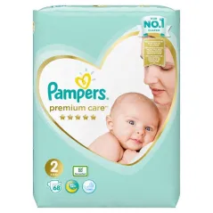 PIELUCHY PAMPERS PREMIUM CARE 68 SZT ROZMIAR 2 4-8 KG - Procter & Gamble