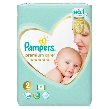 Pieluchy Pampers Premium Care 68 Szt Rozmiar 2 4-8 Kg