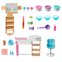 BARBIE SALONIK SPA MASECZKI NA TWARZ 4+ - Mattel