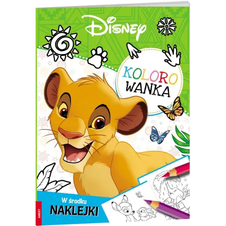 Disney Classic Kolorowanka Z Naklejkami Disney Classic Kolorowanka Z Naklejkami