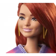 Lalka Modowa Barbie Fashionistas Ruda W Kwiatowej Sukience Boho Mattel 3+