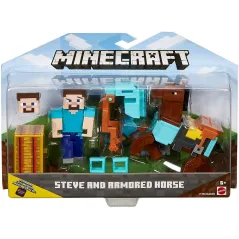Minecraft Figurka Steve Z Koniem Mattel 6+