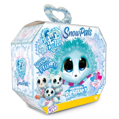 Maskotka Niespodzianka Fur Balls Snow Pals 3+