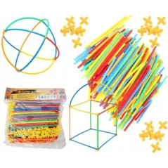 KLOCKI KONSTRUKCYJNE MAŁYCH GENIUSZY SŁOMKI 220 ELEMENTÓW ASKATO 3+