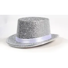 SREBRNY CYLINDER KAPELUSZ ANIMATORA GODAN