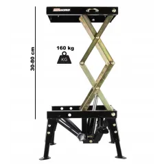 Proworks Podnośnik Warsztatowy Nożycowy 160 Kg – Hydrauliczny Stojak Serwisowy Do Motocykli I Quadów