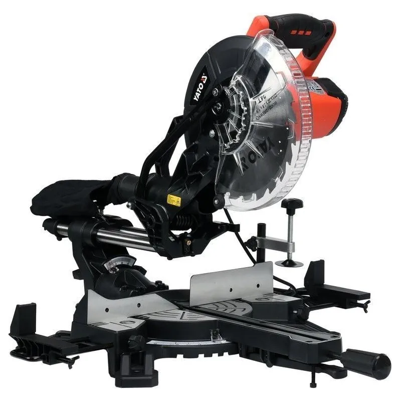 PIŁA UKOŚNICA 1800W 255MM YATO YT-82173 – PRECYZYJNA UKOŚNICA Z LASEREM I ODSYSANIEM PYŁU